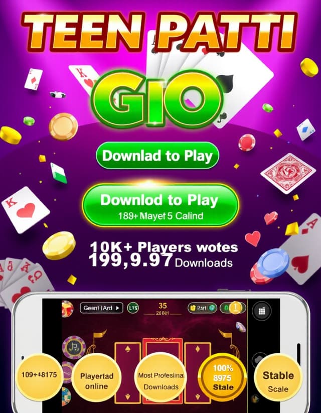 Teen Patti Gold Apk Download Banner